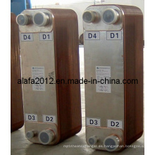 Intercambiador de calor de placas soldadas similares de barrido